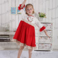 Wholesale christmas baby girls embroidery dress